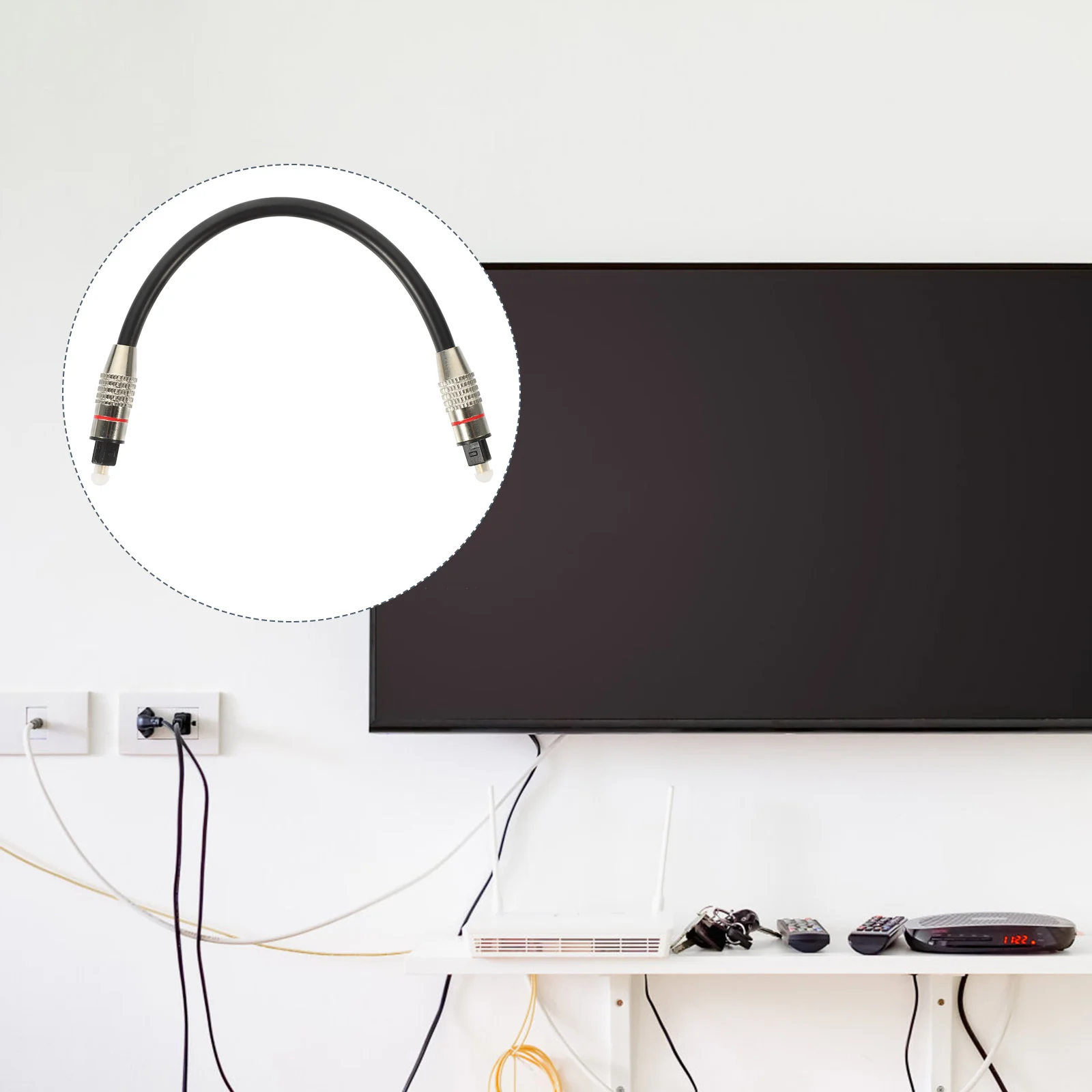 

Optical Audio Cable 0.2m Optical Audio Cable Digital Audio Optical Cable