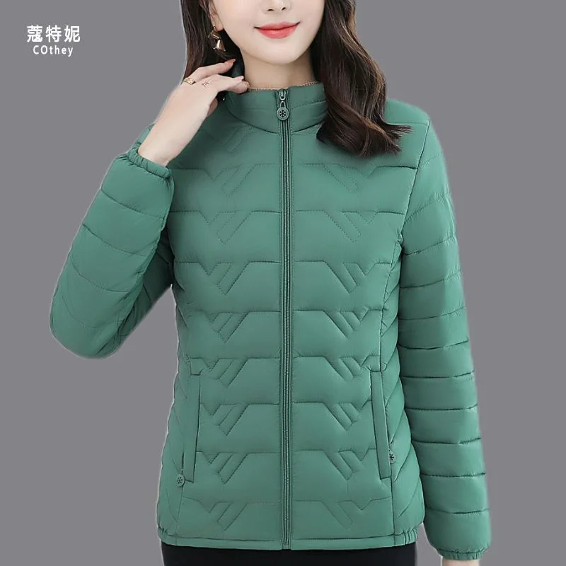 2023 New Fashion Comfortable Light Autumn and Winter down Cotton-Padded Jacket Loose Short Thick Small Padded Jacket