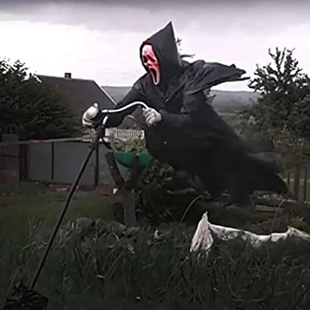 

2023 New Scream ScareCrow Creative Terror Halloween Outdoor Decoration Ghostface Scarecrow Hanging Scary Scream Ghost Ghostface
