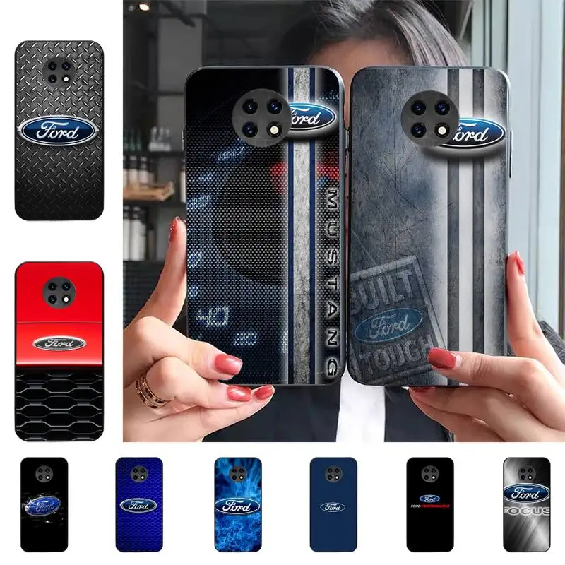 

Luxury Brand Car Ford Logo Phone Case For Redmi 9 5 S2 K30pro Fundas for Redmi 8 7 7A note 5 5A Capa