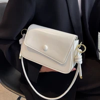 2022 summer simple style famous brand pu leather women designer underarm handbag luxury brand one shoulder crossbody sling bags