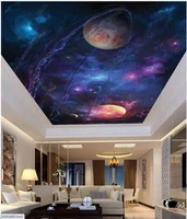 3d ceiling wallpaper mural sky universe alien space in the living room home decor custom photo wallpaper for walls in rolls
