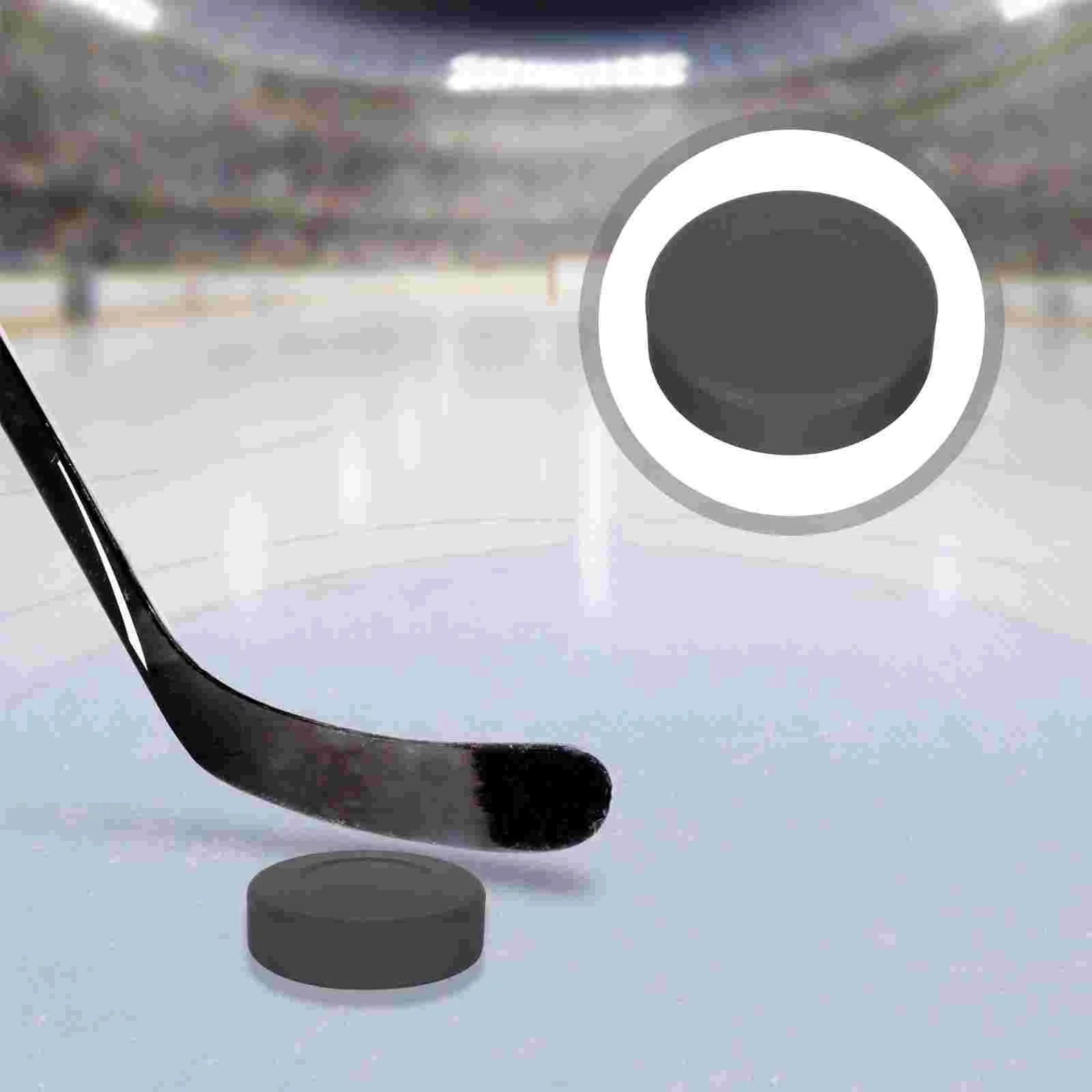 

Hockey Puck Training Pucks Practicing Ice Rubber Supplies Equipment Accessory Outdoor Regulation Official Game Roller Practice