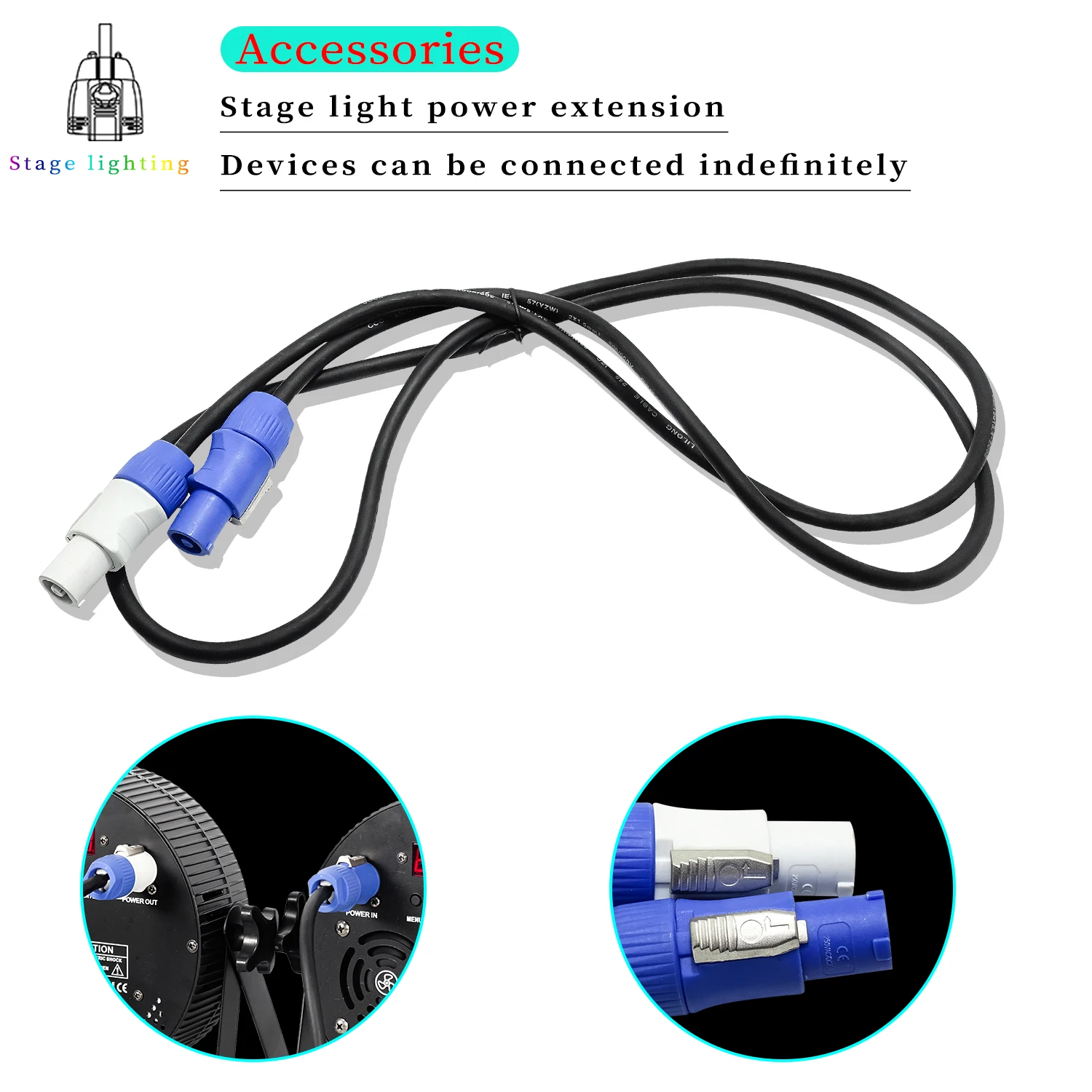 

Кабель питания Powerco 1-20 м 3x1,5 мм