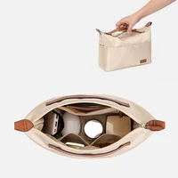nylon organize insert tote bag insert organizers storage bag with handle 7 pockets inside bags