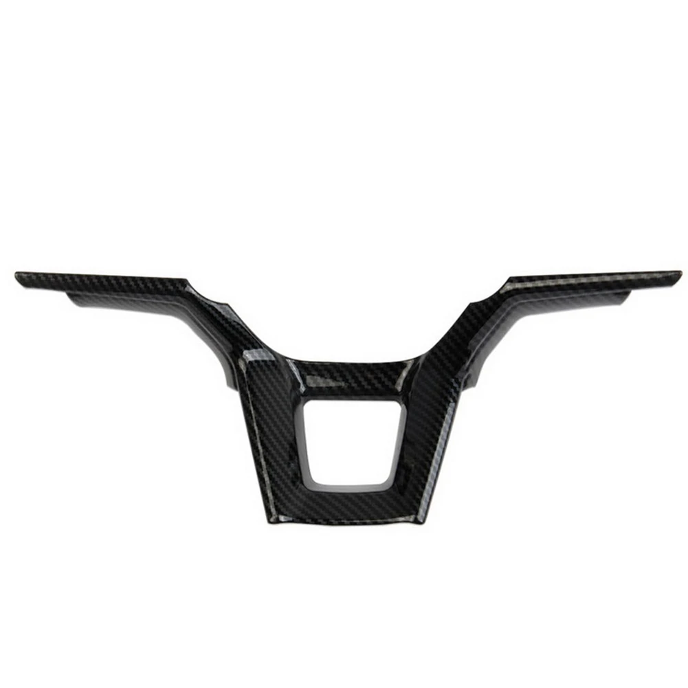 

Автомобильная панель рулевого колеса из углеродного волокна, отделка, декоративная рамка, наклейка для Jeep Grand Cherokee 2021 2022