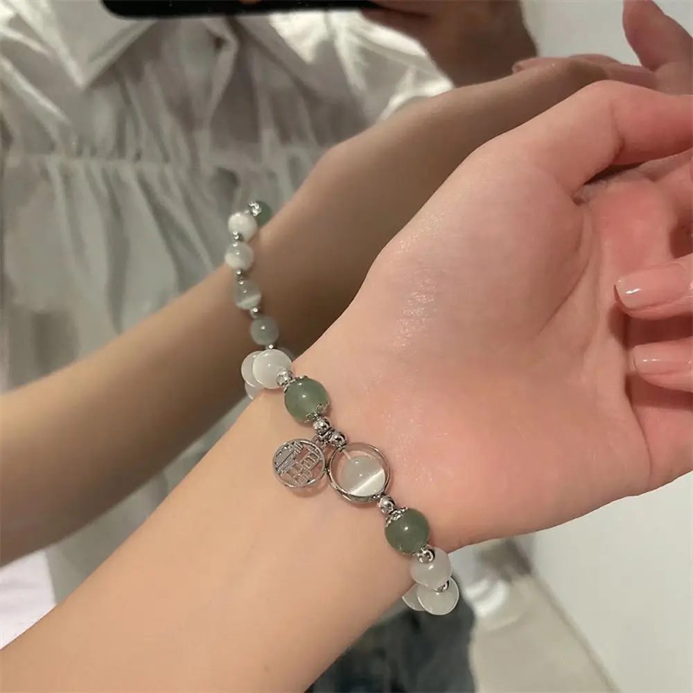 

Character Apparel Accessories Girlfriend Gift Opal Bead Opal Bracelet Chinese Style Bracelet Women Bracelet Retro Bracelet