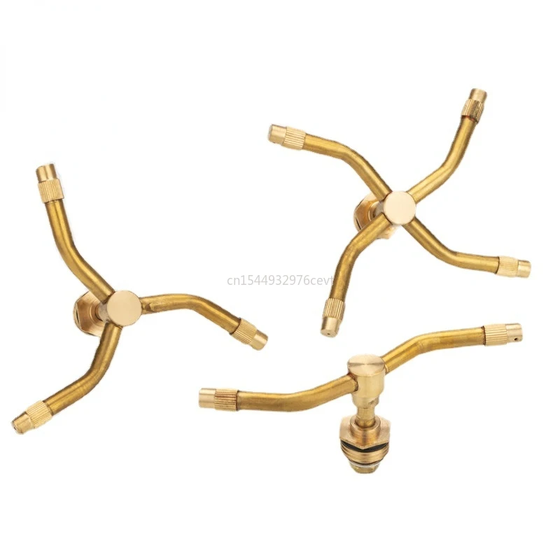 

Латунный вращающийся садовый распылитель, Автоматическое вращение на 360 градусов, эргономичная насадка для полива Spra