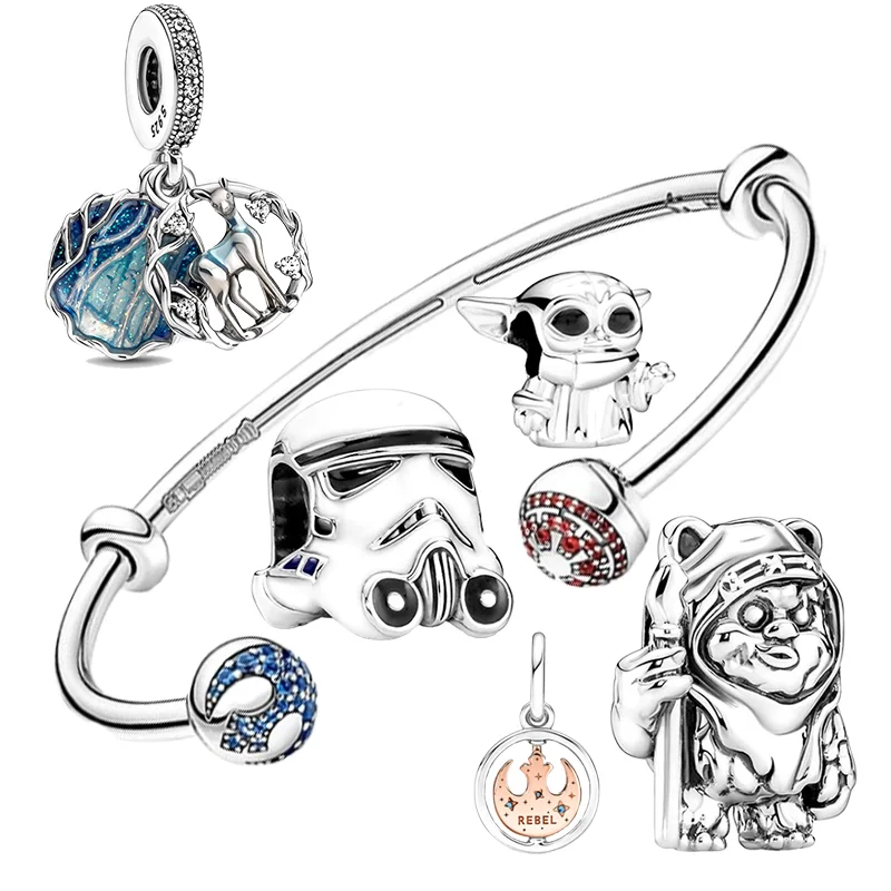 

Fit pandora charms Disney Marvel Retter Charm Star Wars Perlen austrian crystal beads Armband Halskette Schmuck plata de ley 925