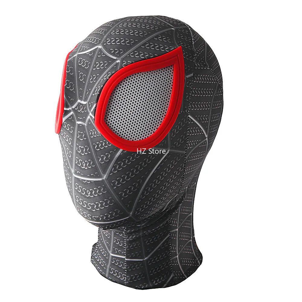 Маска супергероя Marvel Человек-паук: в тему паука майль Моралес Косплей Хэллоуин