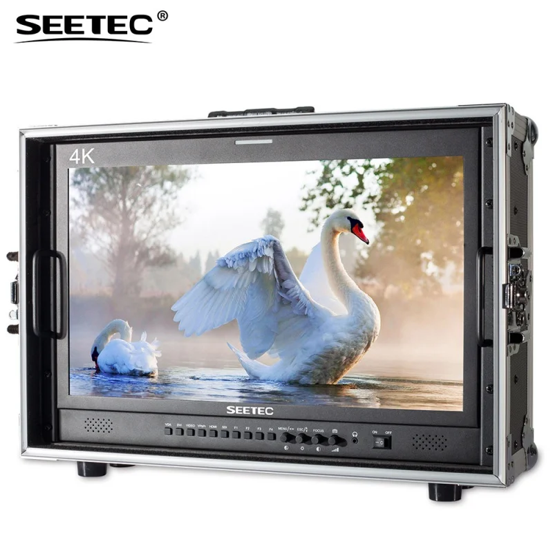 

Seetec 4K215-9HSD-192-CO 21.5 Inch IPS FHD Broadcast Monitor 3G-SDI 4K HDMI Carry-on LCD Monitor for Director CCTV Monitoring