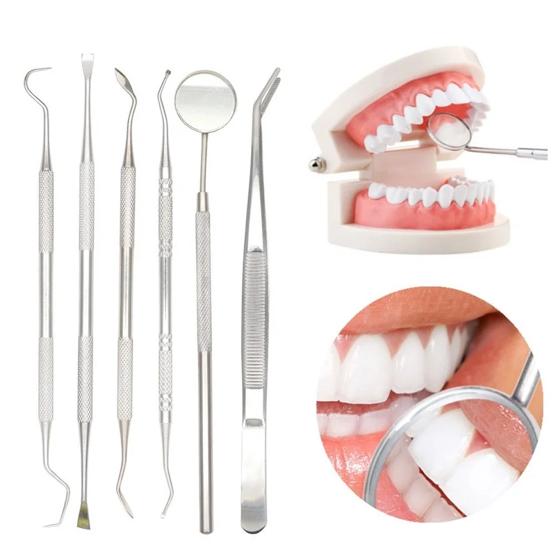 

Dental Hygiene Tool Sickle Shape Dentist Tartar Scraper Scaler Dental Equipment Calculus Plaque Remover Teeth Cleaning Oral Care