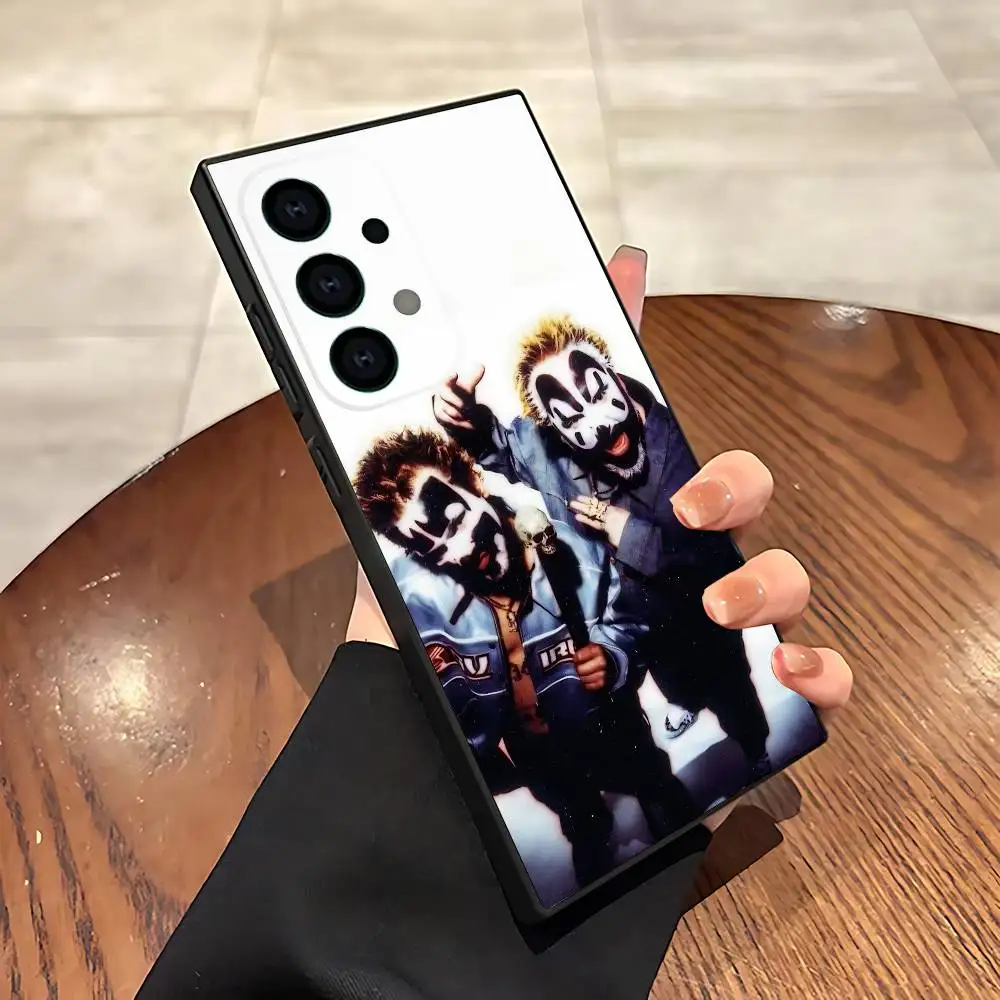 Чехол для телефона ICP I-Insane C-Clown P-Posse для Samsung S 26,25,24,23,22,30,21,10,9,Ultra,Plus,Lite,FE,4,5G, черный, мягкий чехол (art.: 3920dc82d568e) - 3920dc82d568e