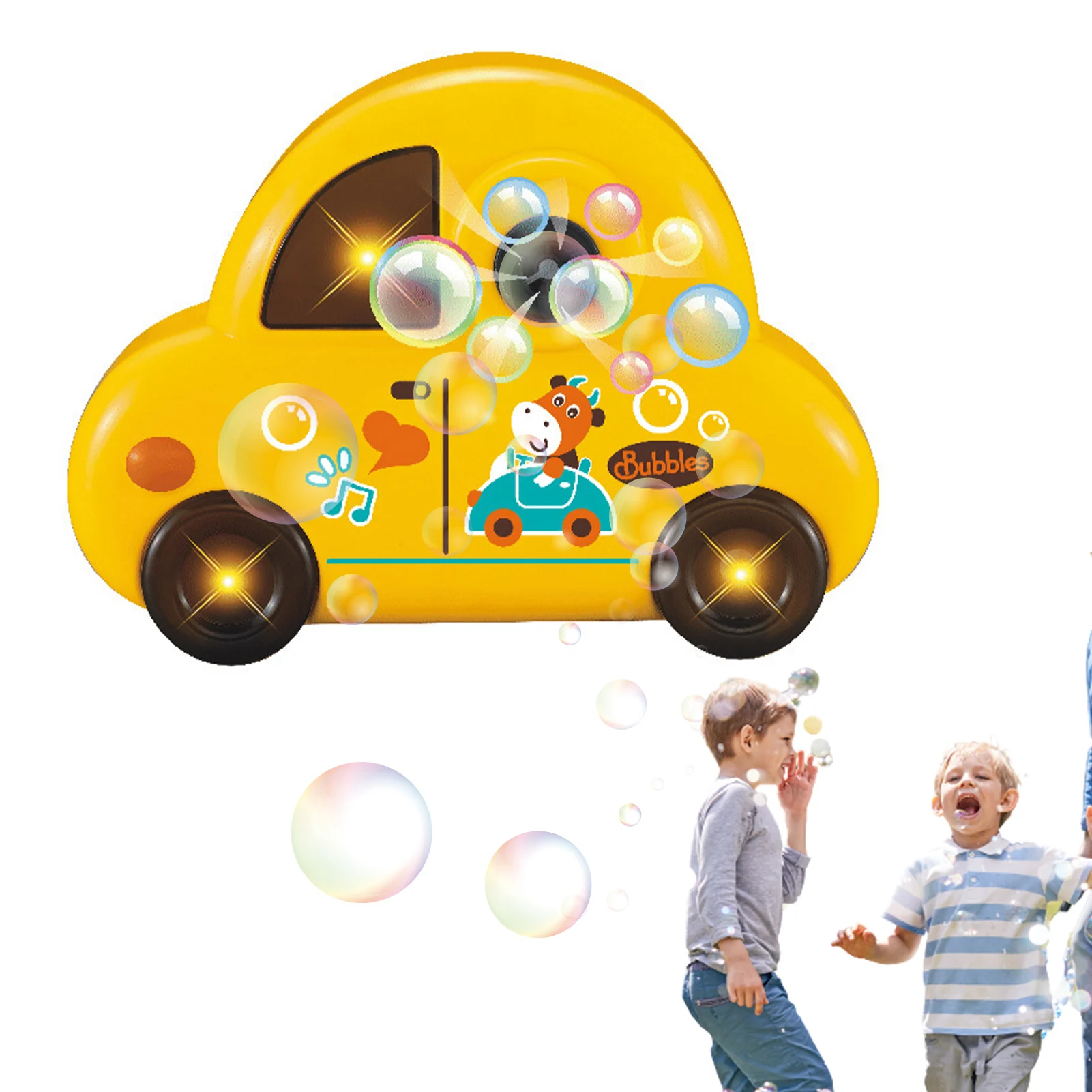 

Car Bubble Makers Hand Push Car Automatic Bubble Machine Durable Automatic Bubble Blower Party Favors Kids Summer Toys Outdoor