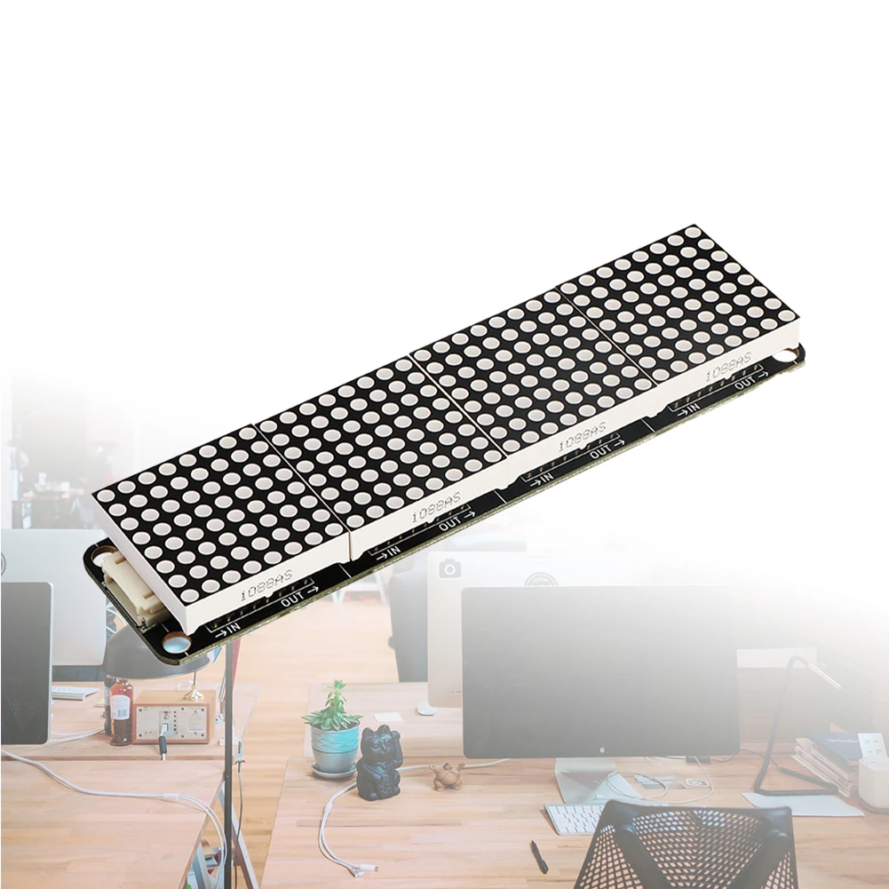 Для Arduino круглый матричный экран 8x32 модуль Max7219 чип Ph2.0 интерфейс совместим с Lego (art.: 3920cd9205472) - 3920cd9205472