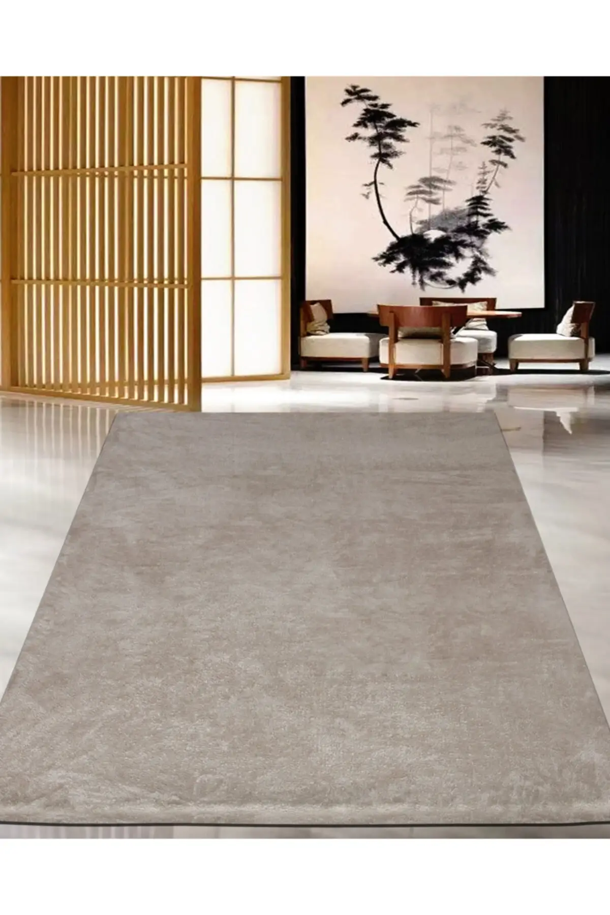 

Home Decor Cover For Carpets Rugs Milky Coffee Flat Tire Carpet Cover
