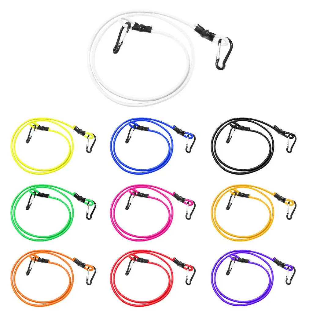 Эластичный поводок для буксировки каяка длиной 3 фута ремешок с 2 карабинами