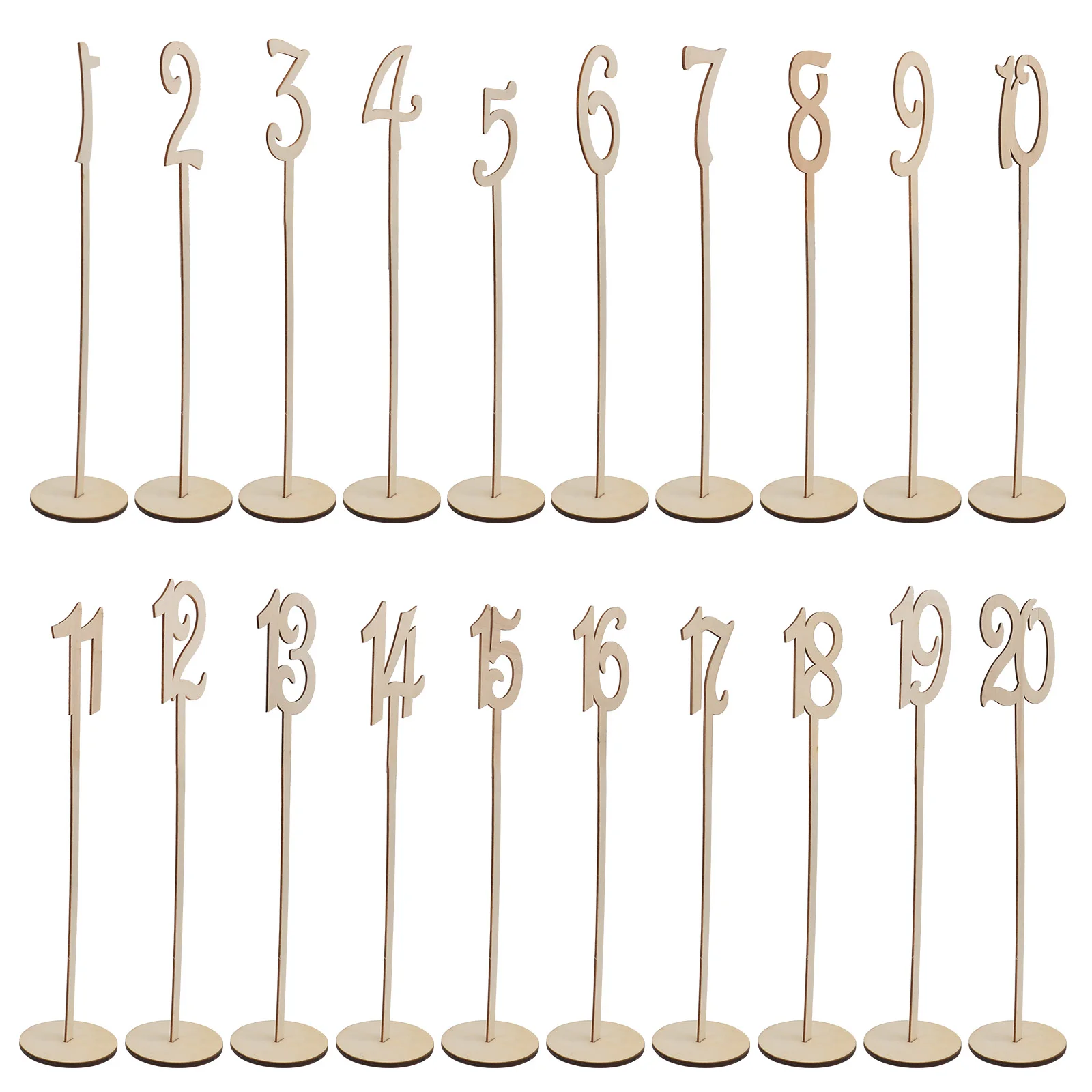 

Table Numbers Number Wedding Wood Wooden Holderbasebirthday Rustic Markers Place Hexagon Holders Partyacrylic Marking