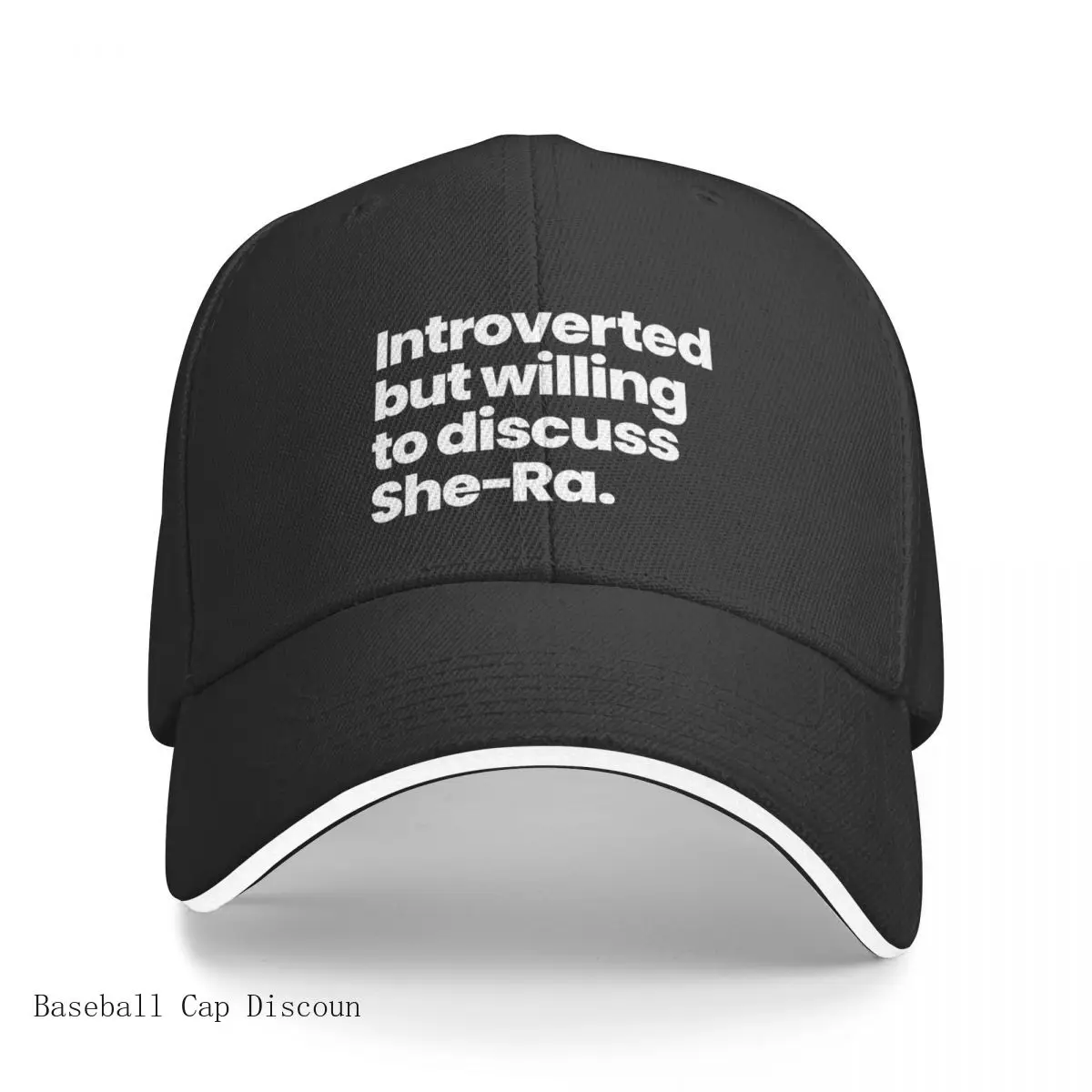 

Best Introverted but willing to discuss She-Ra - Princesses of Power Baseball Cap Christmas Hats Sunscreen Caps For Women Men's