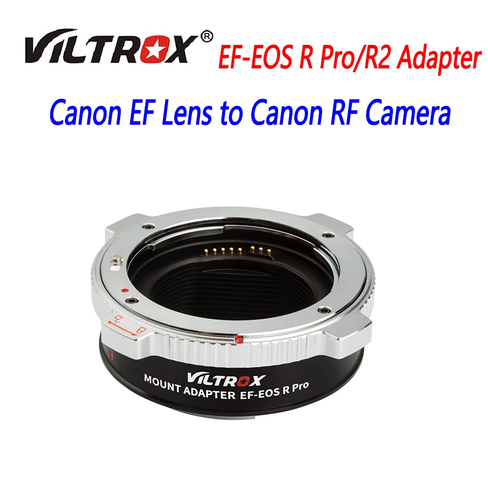 

Viltrox EF-EOS R Pro/R2 Lens Adapter Full Frame Auto Focus Ring for Canon EOS EF EF-S Lens to Canon Camera R3 R5C R6 C70 R RP
