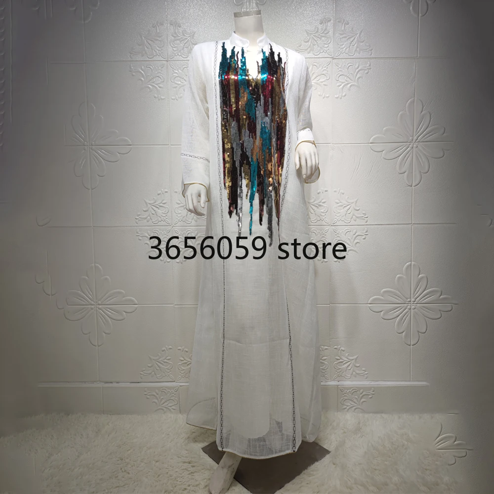 MD 2022 Дубай мусульманская женская абайя кимоно женское арабское платье Djellaba