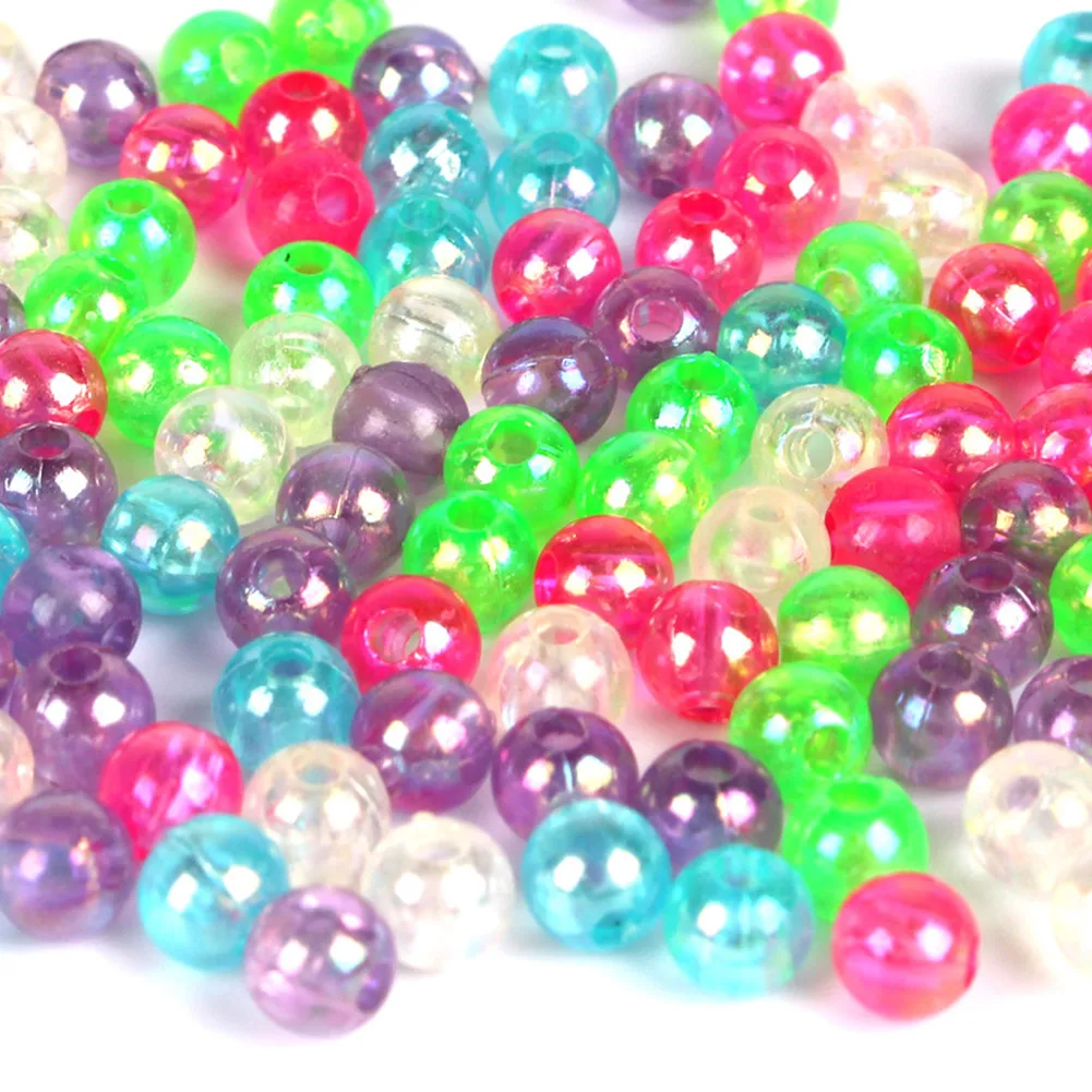 

100pcs Round Stopper Fishing Bead Carp Rig Making Beads Fishing Lures Tackle Accessories Mixed Color Plastic Stopper Beads