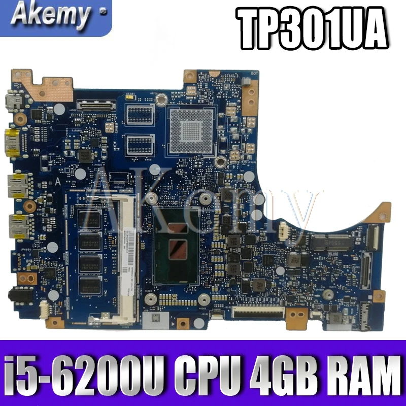 

TP301UA/ I5-6200/6198U CPU 4GB RAM для Asus TP301U TP301UA TP301UJ TP301UJ, материнская плата для ноутбука TP301UA, 100% протестирована