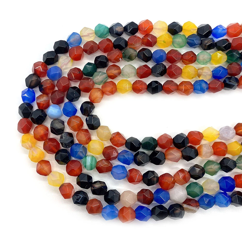 

Бусины из натурального агата, 6/8/10 мм