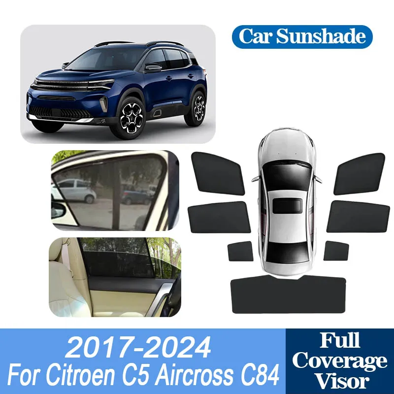 Солнцезащитный экран для заднего стекла Citroen C5 Aircross C84 2017-2024 (2023, 2020) — защита от солнца и УФ-излучения (art.: 3920daea06f08) - 3920daea06f08