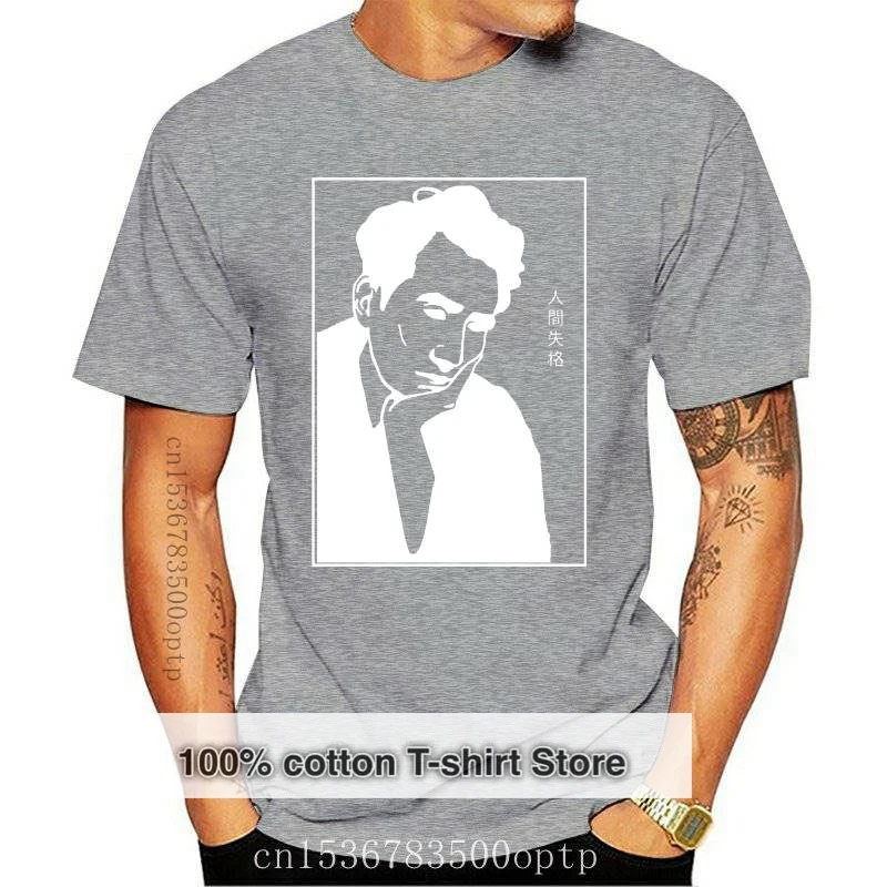 

Новинка Мужская футболка Осаму дадзай не человек (белый на черном) Футболка женская футболка