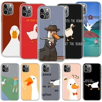flying duck phone for apple iphone 12 13 pro max mini 11 8 7 plus 6 6s x xs xr case 5 5s se 2020 shell cover