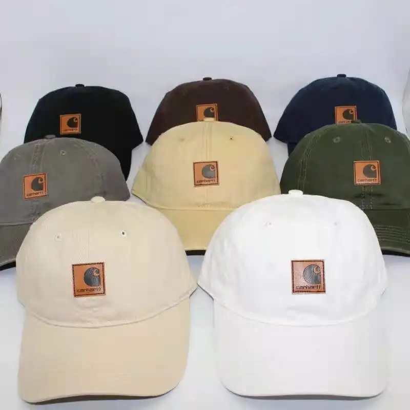 

Famous Brand Bucket Hat Canvas Baseball Cap Cloth Basin Cap Short Brim Sunshade Hat Men And Women's Versatile Carhartt Wip Hats