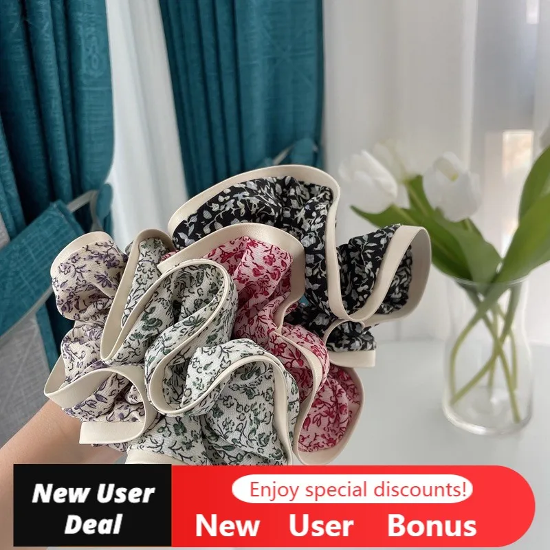 

Print Headbands Korean Girl Hair Accessories Elastic Hair Bands Fashion Bezel Headwear Flower Barrettes Casual Scrunchie 2022new