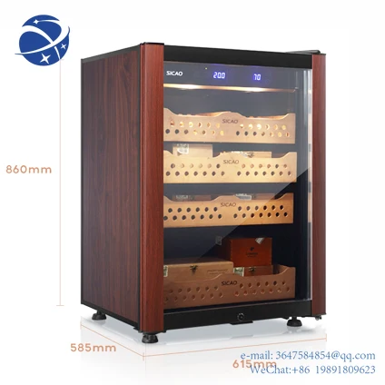 

Охлаждающие кедровые полки Yun YiFan, SICAO electronic500smallCigar, витрина, увлажнитель воздуха, холодильник, шкаф для помещений