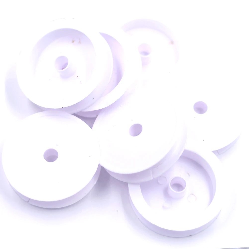

150Pcs Round Empty Plastic Spools For Beading Wire Thread String Charms Jewelry DIY Finding 7cm Dia.