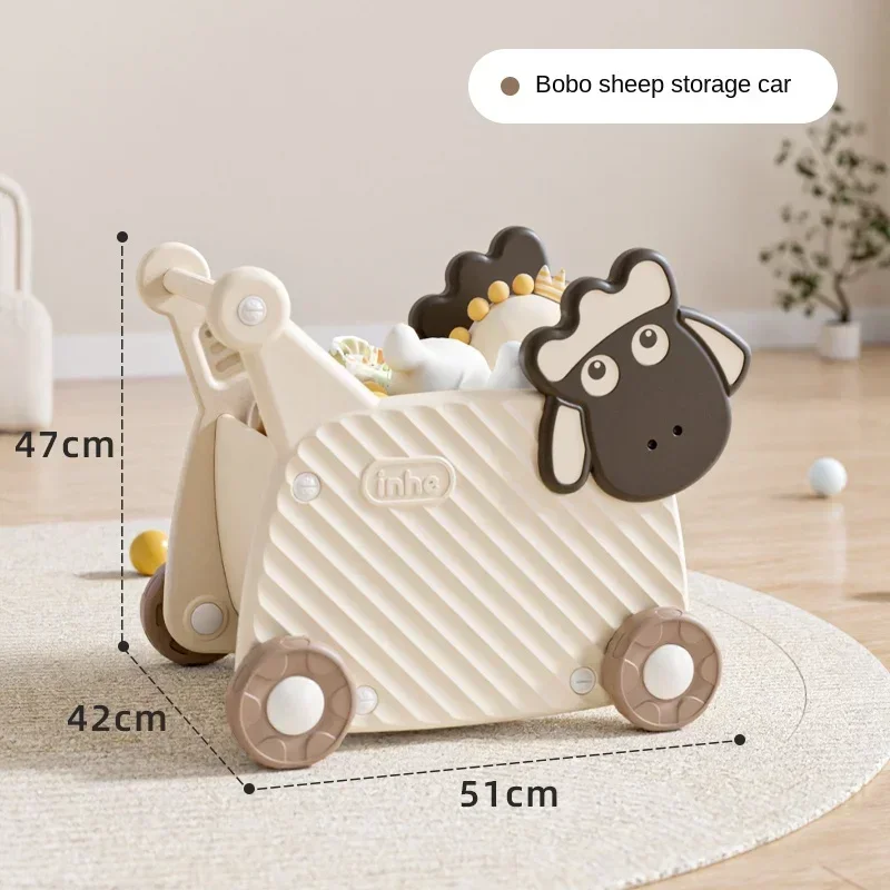 Коляска Bobo Sheep тележка для хранения закусок стеллаж детских игрушек ящик большая
