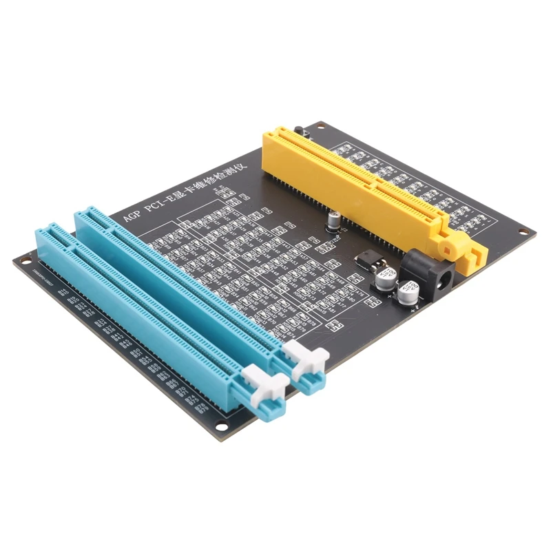 ПК AGP PCI-E X16 Тестер розеток двойного назначения Дисплей Образображение видеокарты