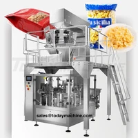 automatic rotary pre made pouch filling packing machine