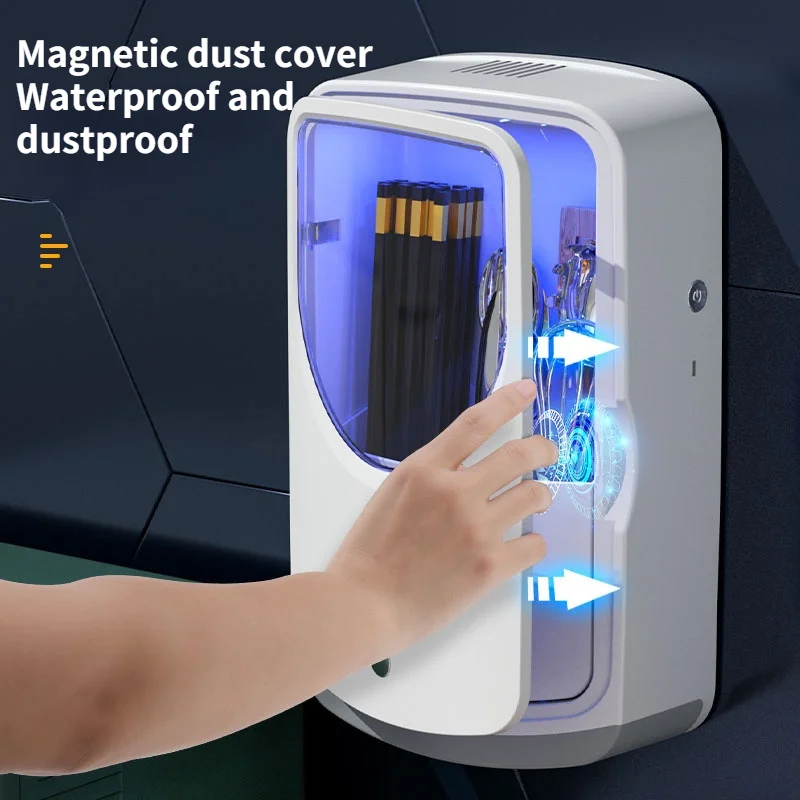 smart tableware dryer sterilizer holder case uvc sanitizer knife chopstick fork storage kitchen appliance tableware sterilizer free global shipping