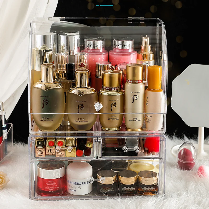 Органайзер для косметики коробка хранения ювелирных изделий органайзер