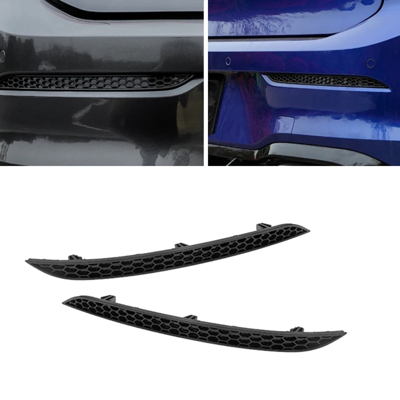 

Newfor Golf8 MK8 2021 Accessories Car Rear Bumper Lamp Frame Decoration Trim Modified Honeycomb Style