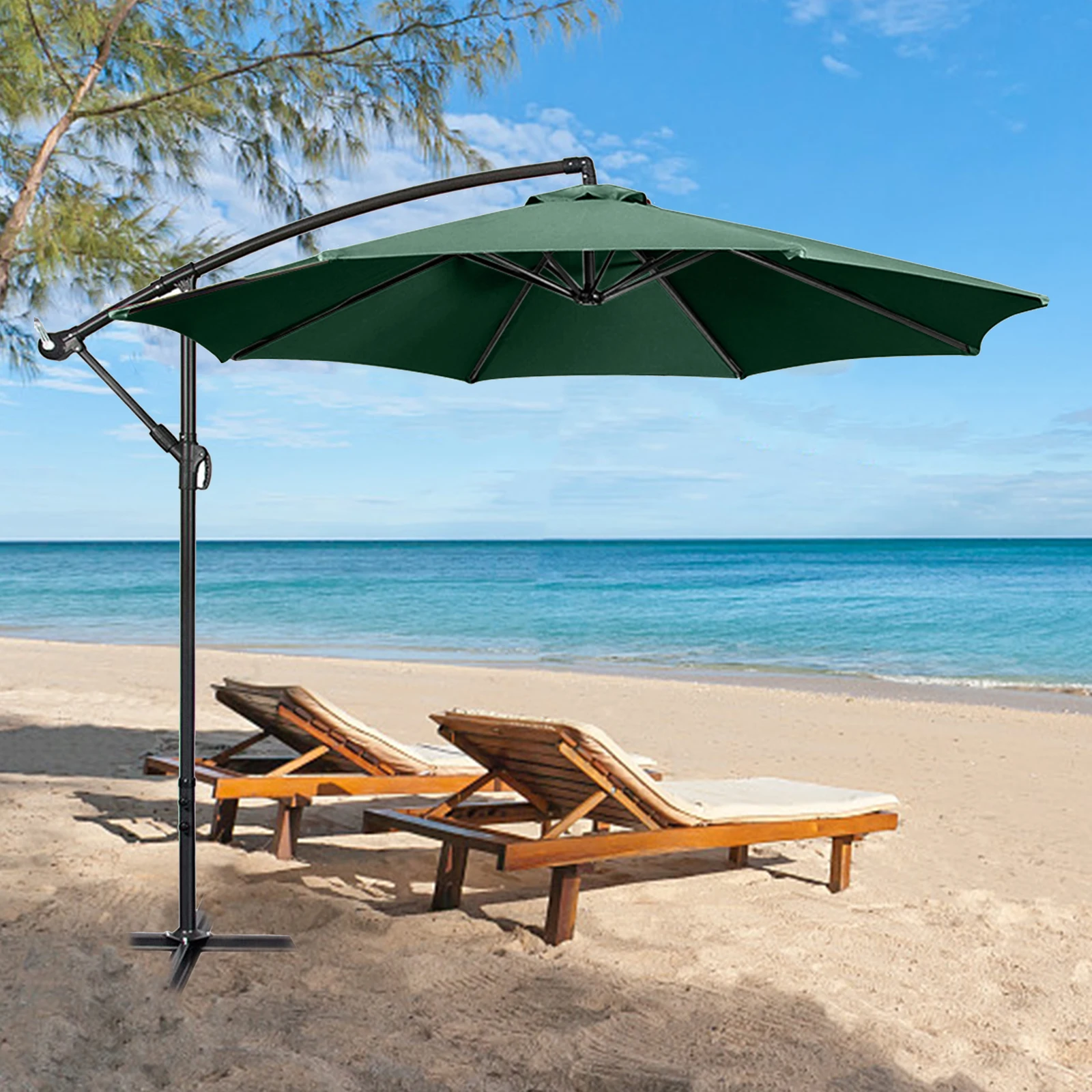 Зонт-навес сменный из полиэстера с защитой от солнца 6/8 костей