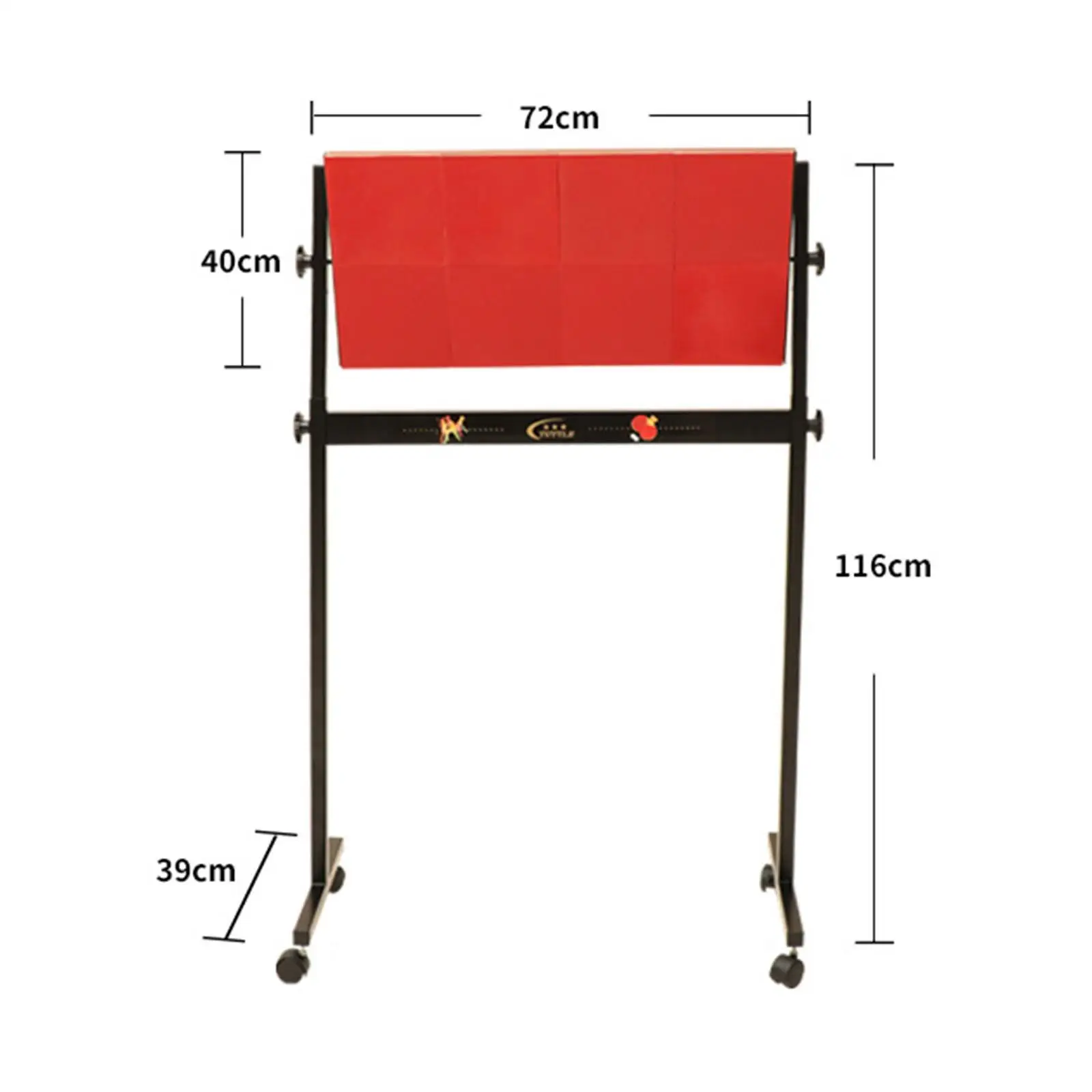 Доска для настольного тенниса с саморегулирующейся регулировкой и колесами
