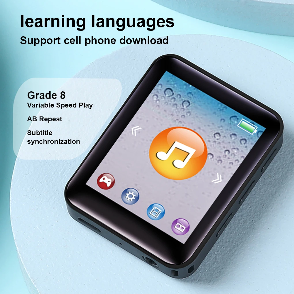 

MP3 HIFI TF Card Sound Recording Rechargeable MP4 Indoor Outdoor Music Player