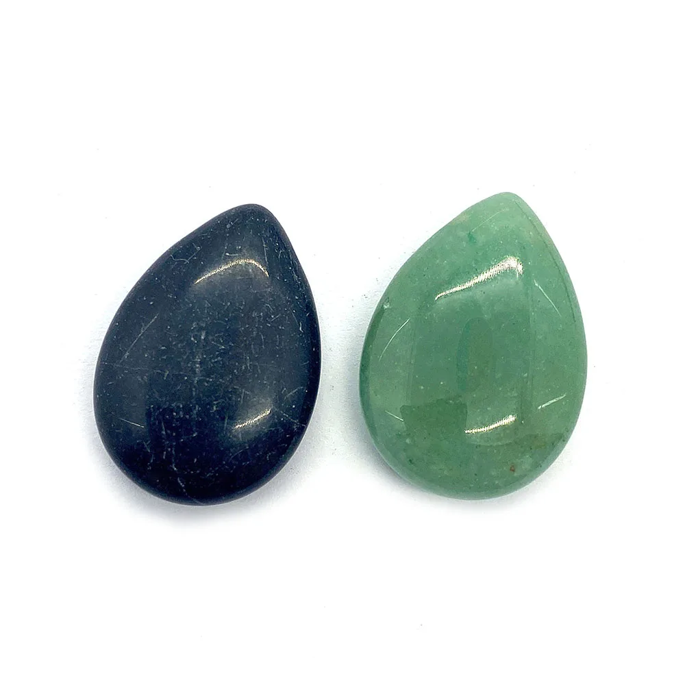 

Natural Stone Agate Cabochon Water Drop Shape Loose Beads 18x25mm Ring Face Jewelry DIY Making Rings Agate Charms Accessories