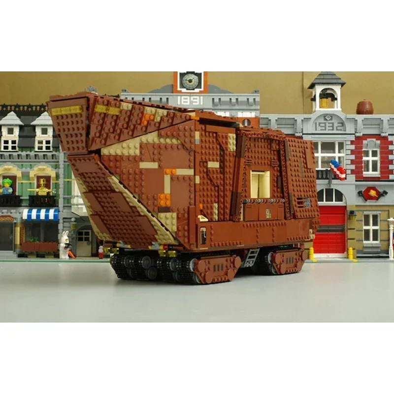 В наличии новинка 05038 3296 шт. строительные блоки Sandcrawler модель подходит для 75059