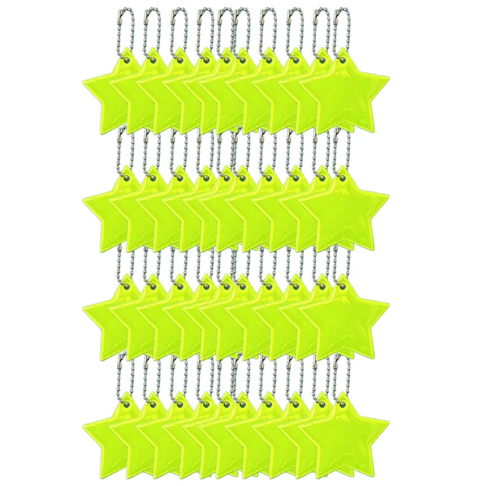 

Светоотражающие брелоки пятиконечная звезда для активного отдыха