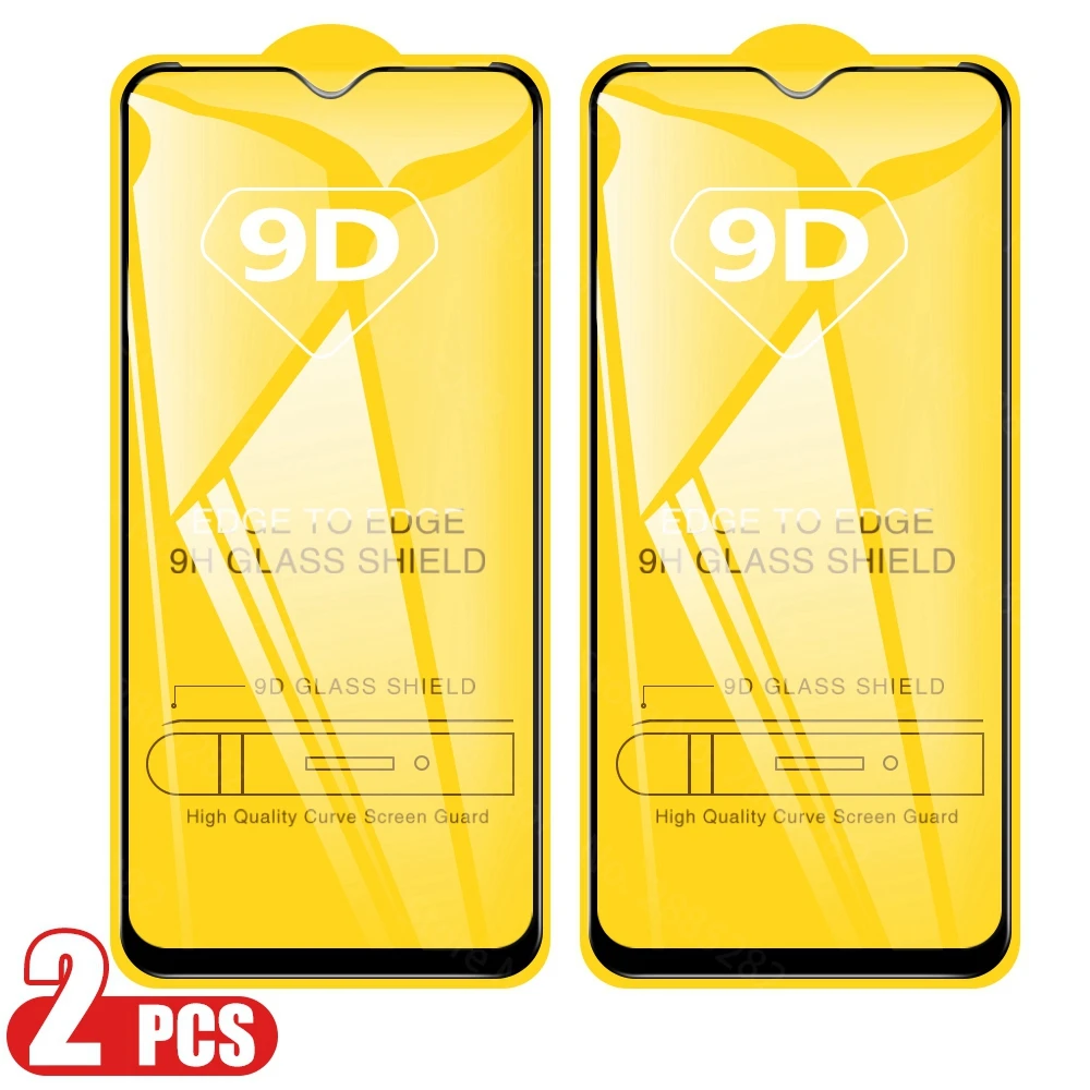 

2PCS 9D Full Cover Tempered Glass For Xiaomi Redmi 9 8 7 6 A2 Lite Screen Srotector For Redmi 9A 9C 8A 7A 6 Pro 5A Plus 4X Y3 GO