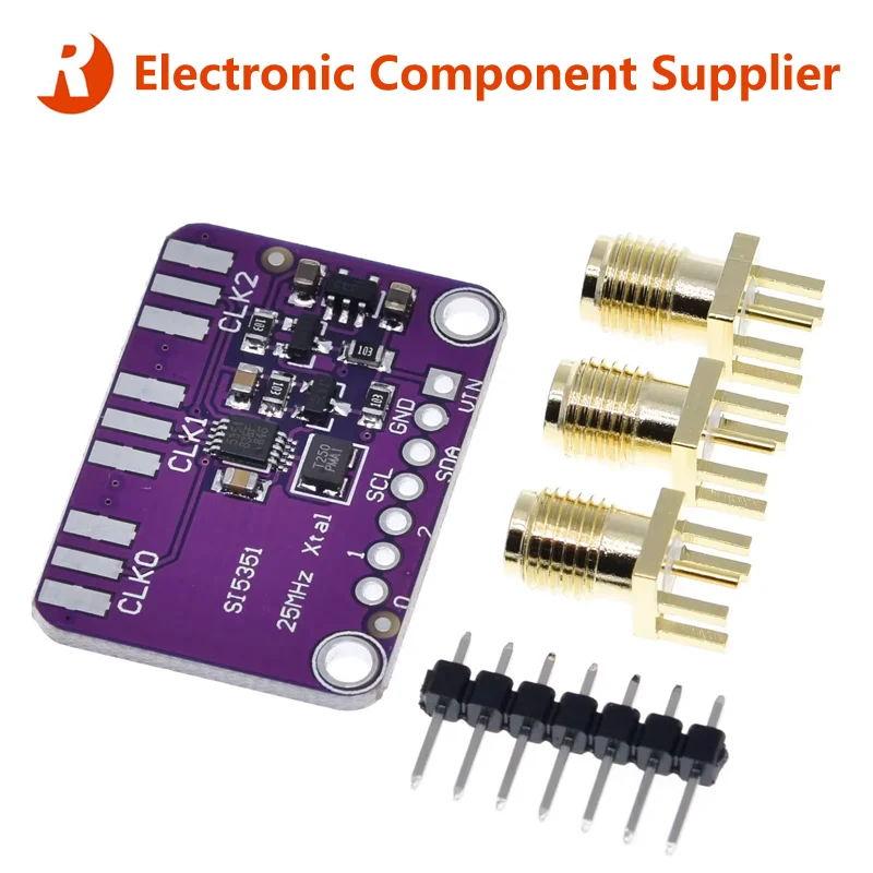5 шт. DC 3 В-5 В CJMCU-5351 SI5351A Si5351 I2C тактовый генератор коммутационная плата модуль