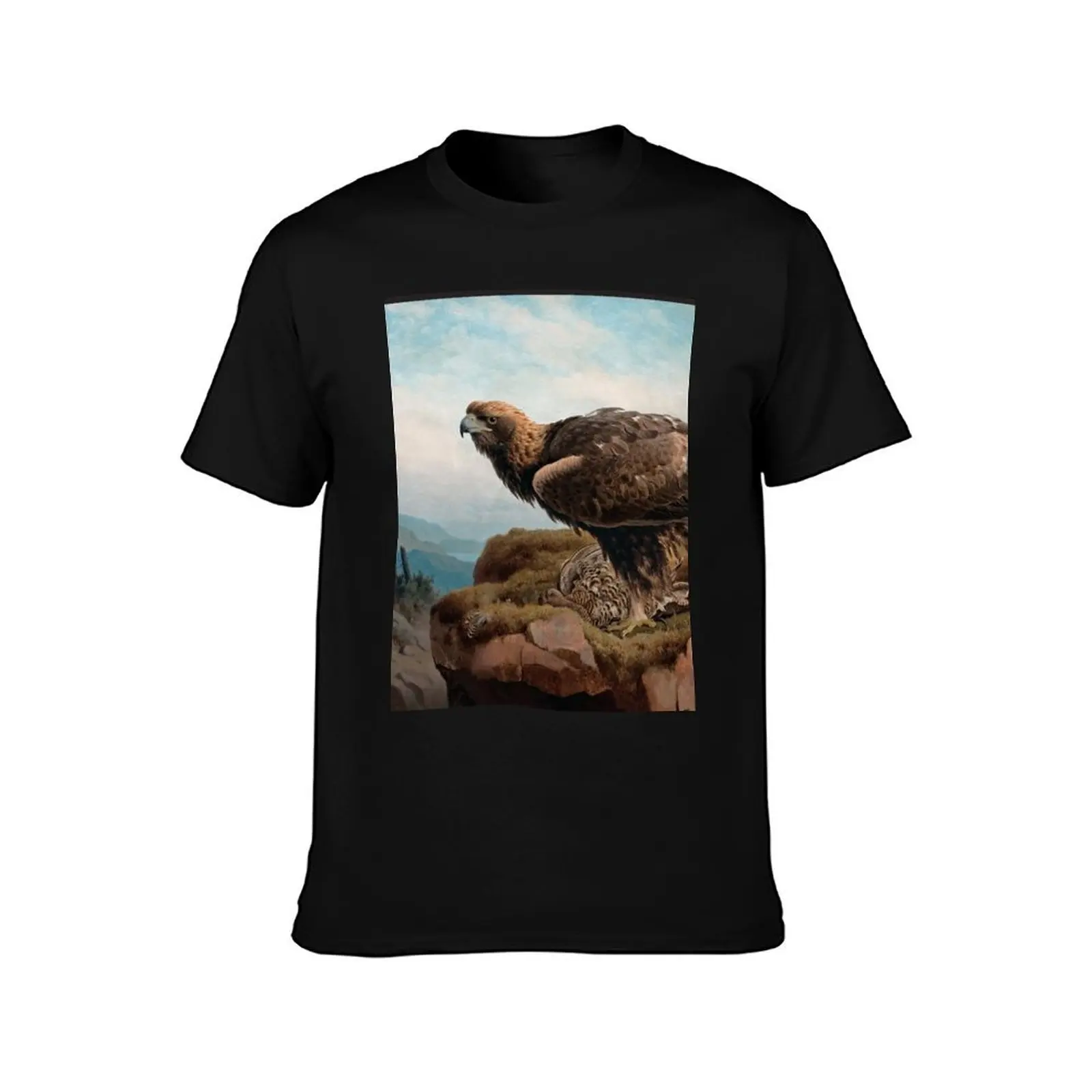 Футболка Golden Eagle at Cliff's Edge от Ferdinand von Wright быстросохнущие синие арховкие рубашки